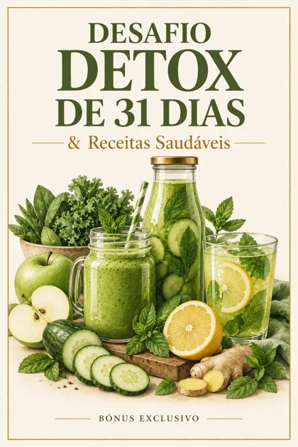 Capa do bónus Desafio Detox de 31 Dias