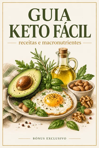 Capa do bónus Guia Keto Fácil