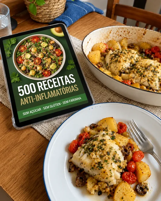 Foto de cliente com o livro 500 Receitas