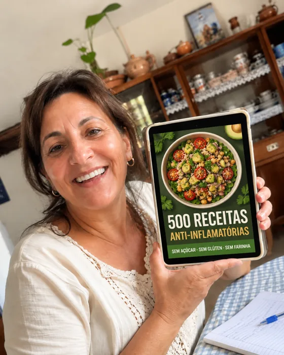 Foto de cliente com o livro 500 Receitas